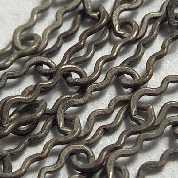 VTG 1950s 60s Millefiori Glass Bead Necklace Long Opera Silver Tone 54" Colorful - Picture 13 of 14